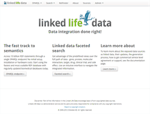 Tablet Screenshot of linkedlifedata.com